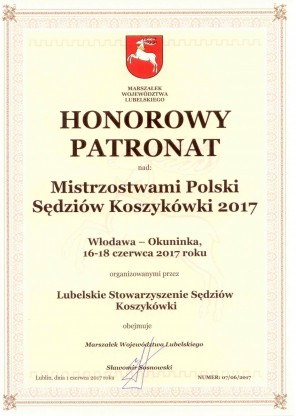 Marszałek Wojewódzatwa obejmuje Patronatem Honorowym MPS 2017