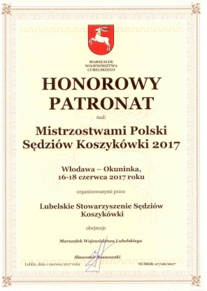 Marszałek Wojewódzatwa obejmuje Patronatem Honorowym MPS 2017